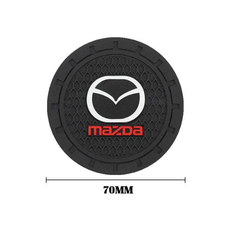 2 قطعة سيارة كأس الماء حصيرة المطاط مكافحة الضوضاء كوستر لمازدا 2 3 6 5 Atenza CX3 CX5 MX5 CX7 Axela CX30 CX90 CX60 CX50 MX30 CX9 RX8
