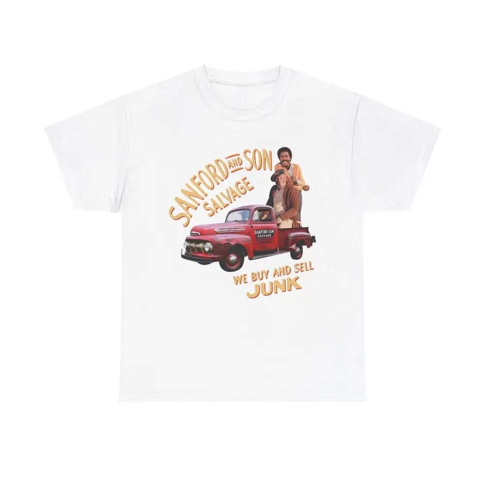 Sanford and Son Tshirt Tow Company merch Retro Tv Red Fox  Heavy Cotton High Quality 100%Cotton Short Sleeve Tees