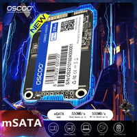 OSCOO SSD 16GB 32 GB 64GB MLC Nand mSATA SATA3 256GB 512GB internal 3D TLC Nand Flash SSD hard disk for Tablet Laptop Desktop PC