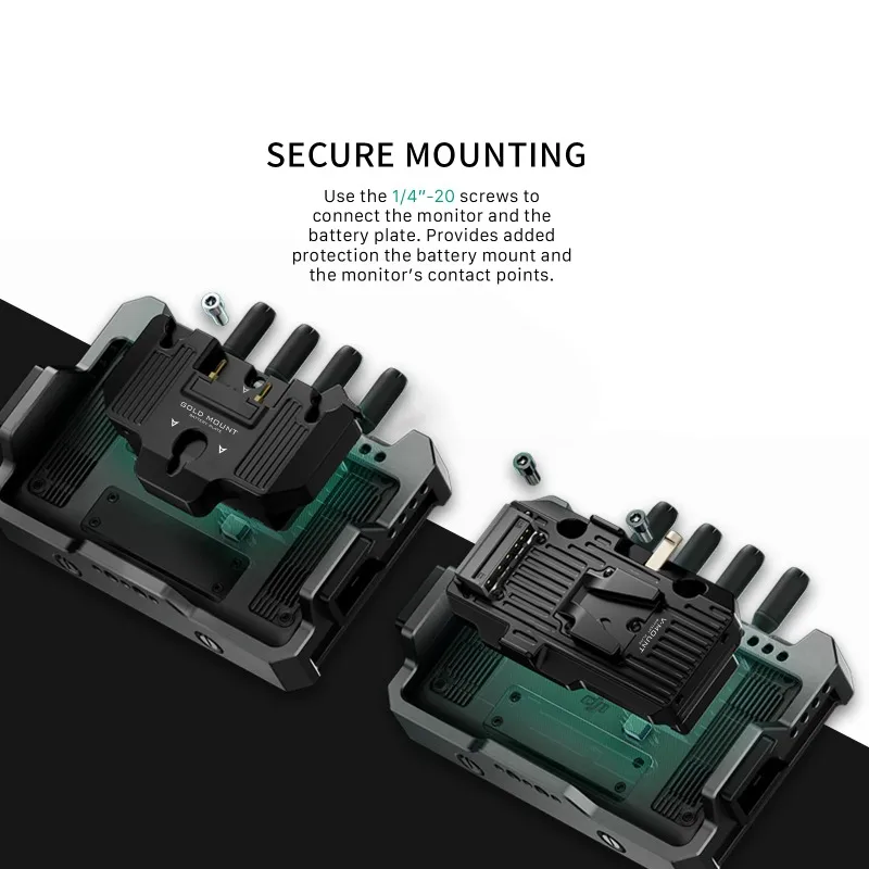 TILTA TGA-HRM-BTP Gold / V Mount Battery Plate for DJI High-Bright Remote Monitor  for DJI Transmission