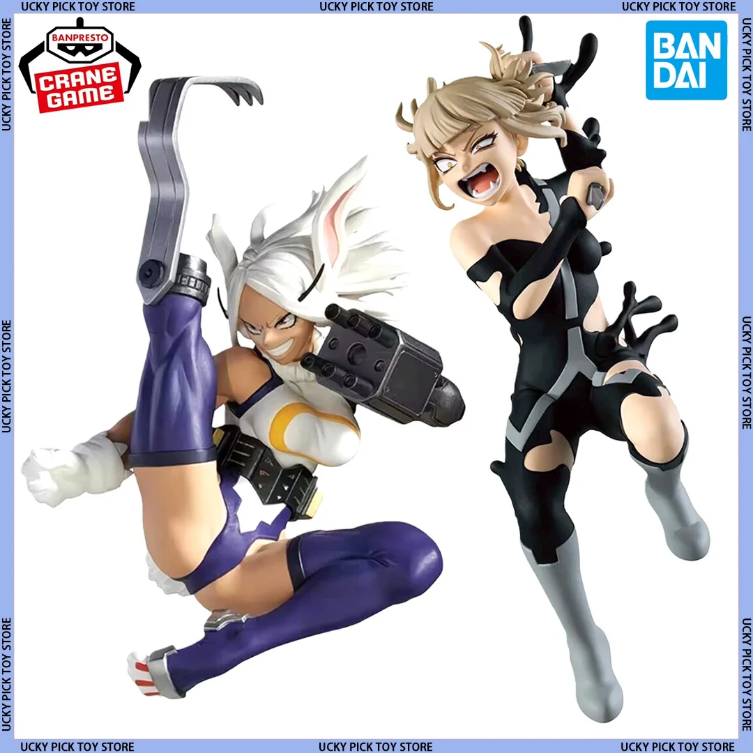 Bandai Banpresto My Hero Academia Himiko Toga Action Figure Anime Model Collectible Standbeeld Mirko Handgemaakt aanpasbaar speelgoed