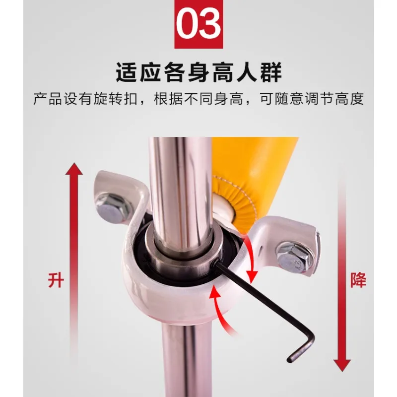 Taekwondo RotatingAdult Training per bambini Rotating Kicking Dodge Leg Control Practice Obiettivo verticale