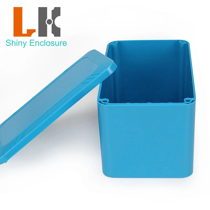 200x120x120mm ABS Plastic Shell Waterproof Electronic Project Box Blue Color DIY Enclosure Instrument Case Electrical Supplies