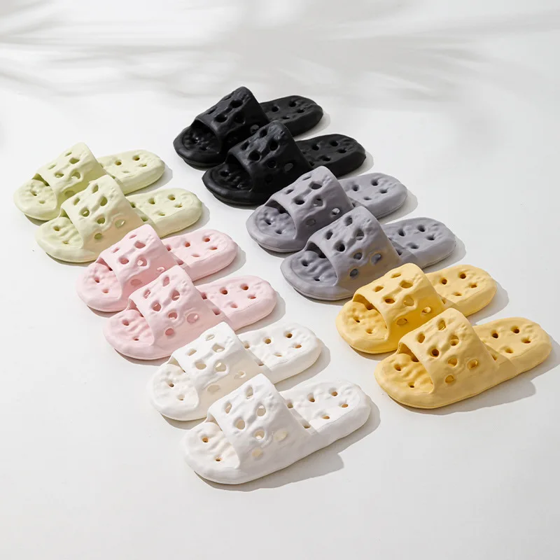 New Arrival Bathroom Slippers Non Slip EVA Shower Slides Summer Beach Sandals for Women Suitable hole Indoor and Outdoor