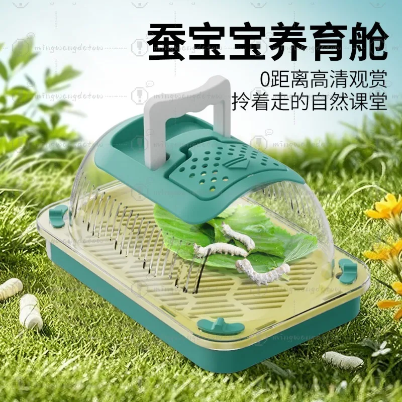 

Multifunctional Insect Observation Box Scientific Experiment Toy Silkworm Baby Feeding Box Insect Observation Box for Students