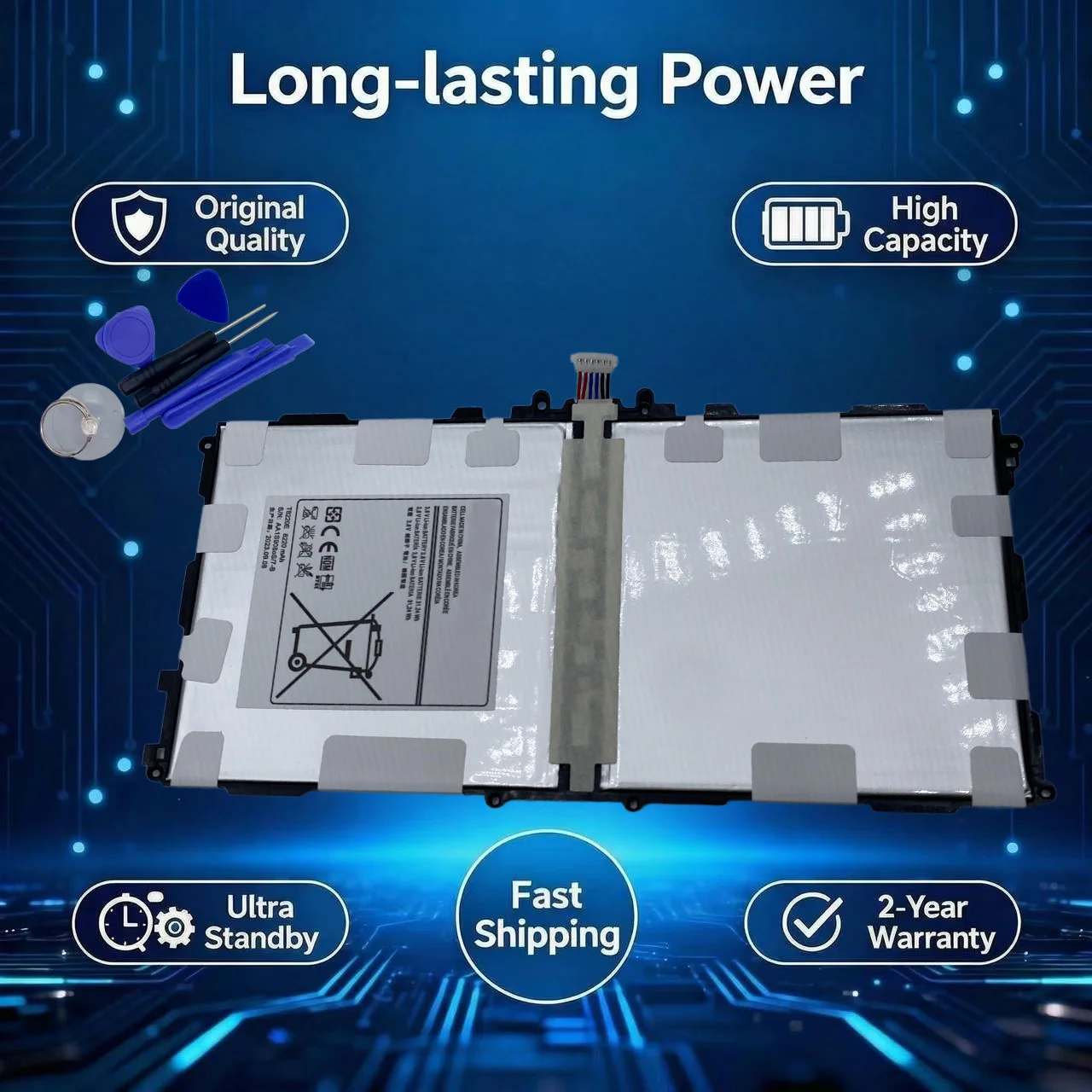 Original Laptop Battery T8220E T8220C/U For Samsung GALAXY Note10.1 Tab Pro P600 P601 P605 SM-P605S SM-P605K P607T T520 SM-T525