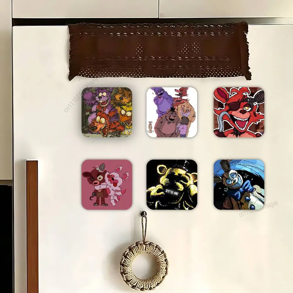 

Top Cute Game F-FNAF Fridge Magnets, Decorative Refrigerator Magnets for Home Kitchen Decor, Strong Magnet Whiteboard Stickers