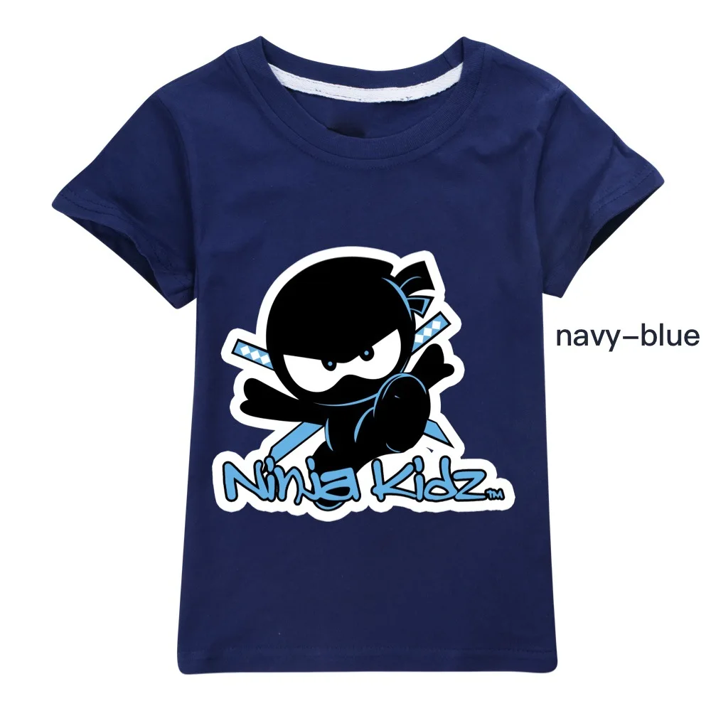 Game NINJA KIDZ T Shirt Teenage Boys Girls Summer Short Sleeve Funny Tshirt Cartoon Graphic Tees 2-16 Years