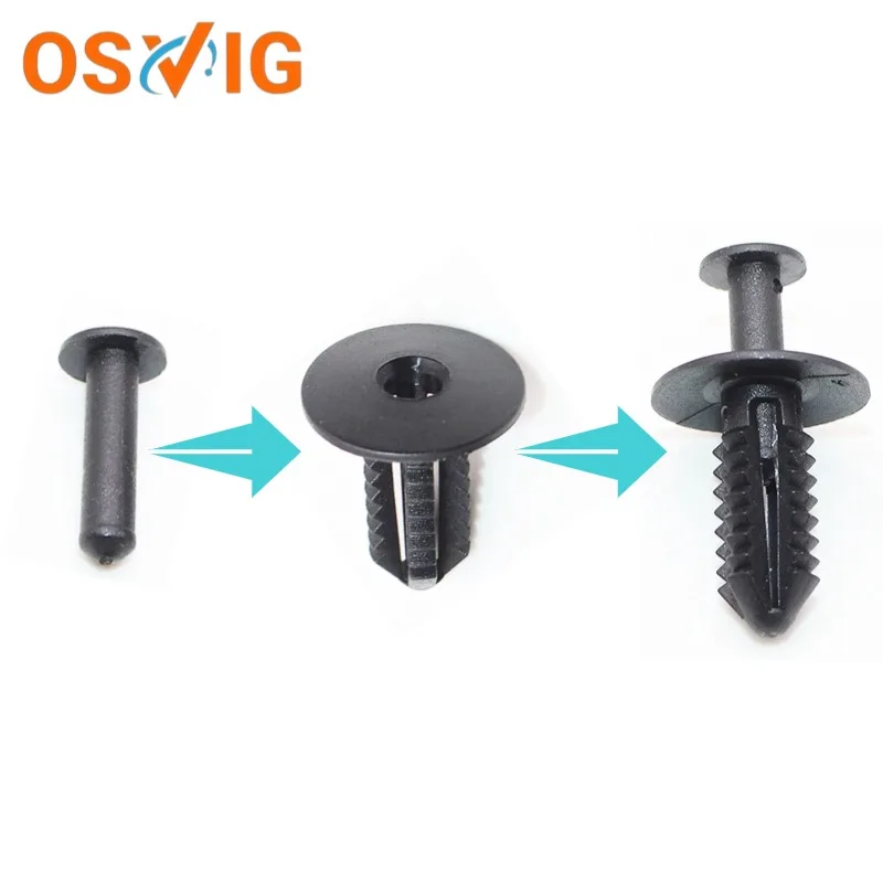 30pcs A1249900492 Suitable for BMW and Mercedes-Benz Car Fender Bumper Inner Liner Pin Rivets Decorative Panel Fasteners