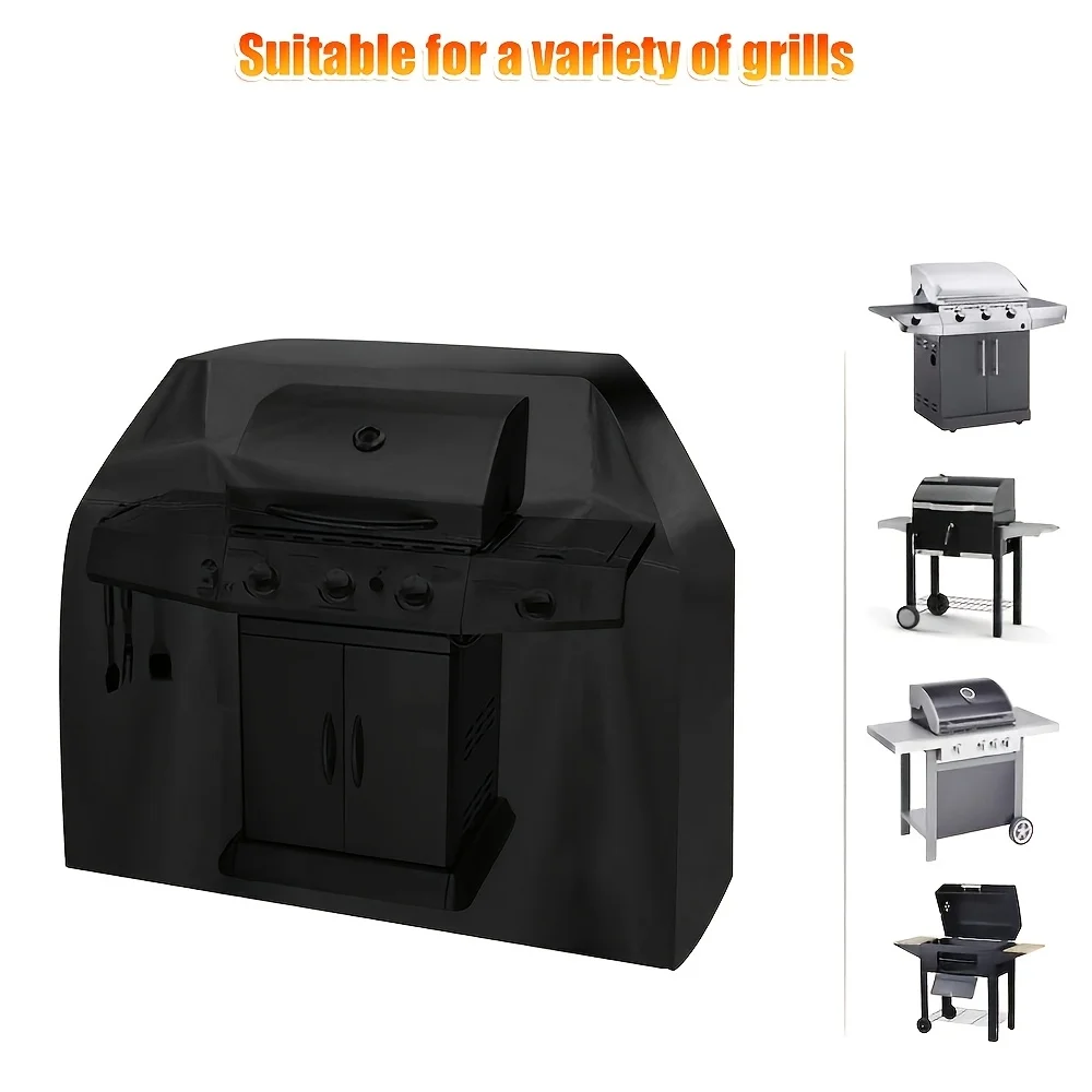 Heavy Duty BBQ Grill Cover Multiple Sizes Premium Outdoor Garden Grill Protector Durable Easy to Clean for Barbecue Grill