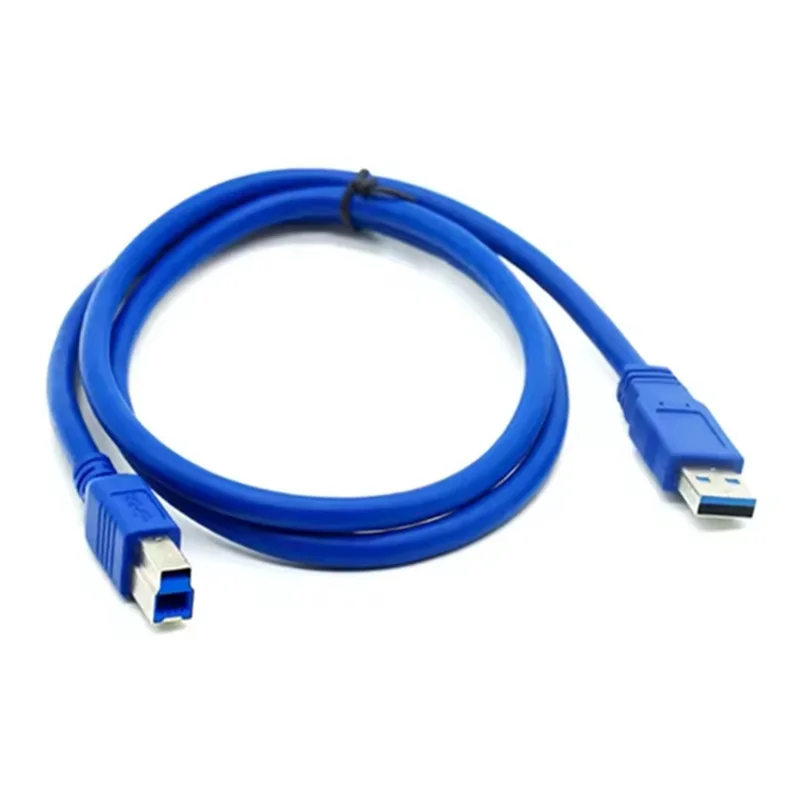5m 3m 1.8m 1m 0.5m USB 3.0 Printer Cable 5Gbps Super Speed Data Cable for Scanner Fax Machine Printer Sync Data Cord Cable
