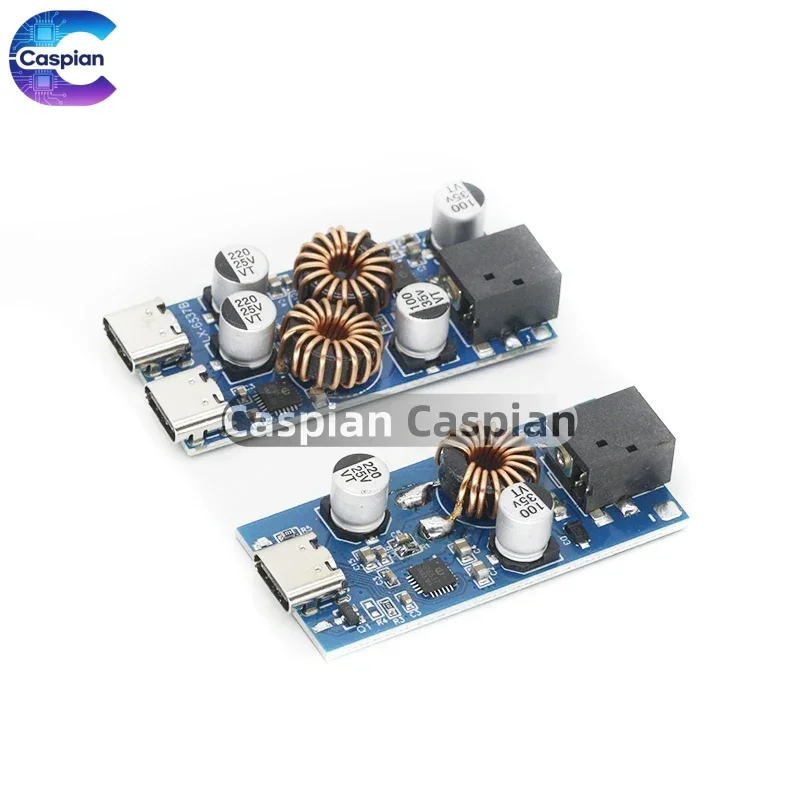 

QC3.0 QC2.0 Double USB Type-C Mobile Phone Quick Charge Adapter DC7.1V-32V 3A 30W Step Down Module For Huawei SCP/FCP PD