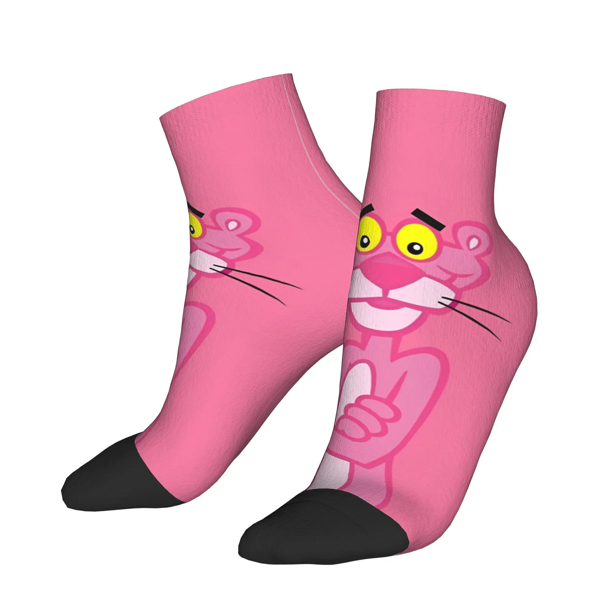 

The Pink Leopard Ankle Socks Fashion Quality Casual Socks Summer Outdoor Sports Pattern Anti Slip Sock For Men Birthday Gift