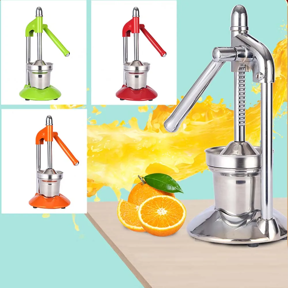 Commercial Manual Juicer 304 Stainless Steel Orange Juice Machine Household Small Fruit Fresh Blender