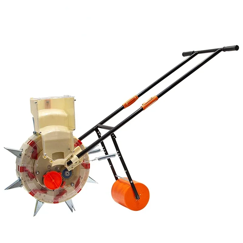 

seed planter hand push vegetable manual rice seeder tobacco corn seed planter seeder single double teeth