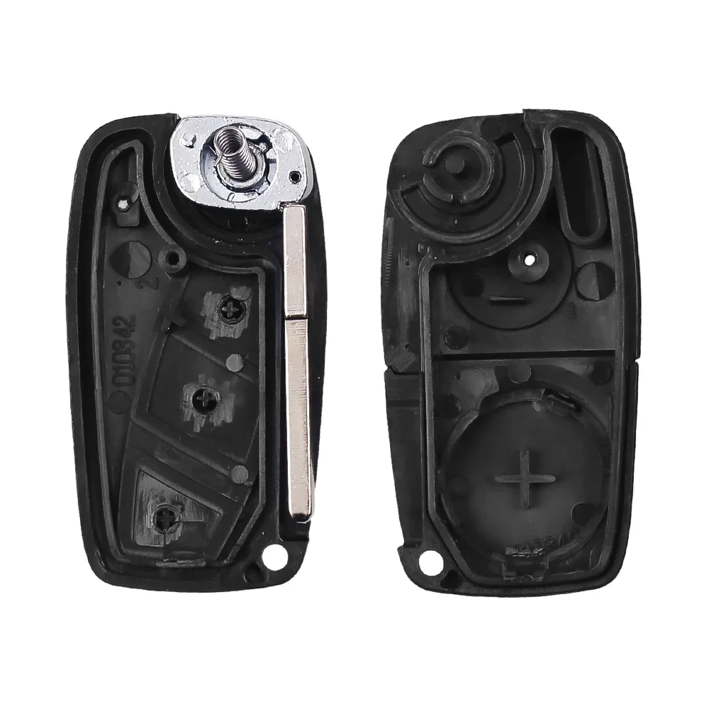 Dandkey 3 Pulsante Auto Pieghevole A Distanza di Vibrazione Key Caso di Borsette Per Fiat 500 Panda Stilo Ducato punto Auto Uncut SIP22 sostituzione