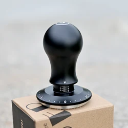NEW design Jaffee coffee tamper adjusted and No pressure deviation Easy to adjust Digital indicator panel 58.5mm waffle base