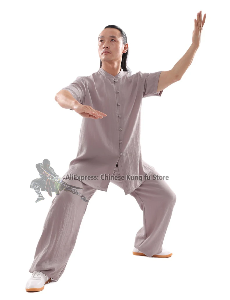 Custom Tailor Tai chi Uniforms Martial arts Kung fu Wushu Suit Wing Chun Jacket and Pants 25 Colors Small Buttons