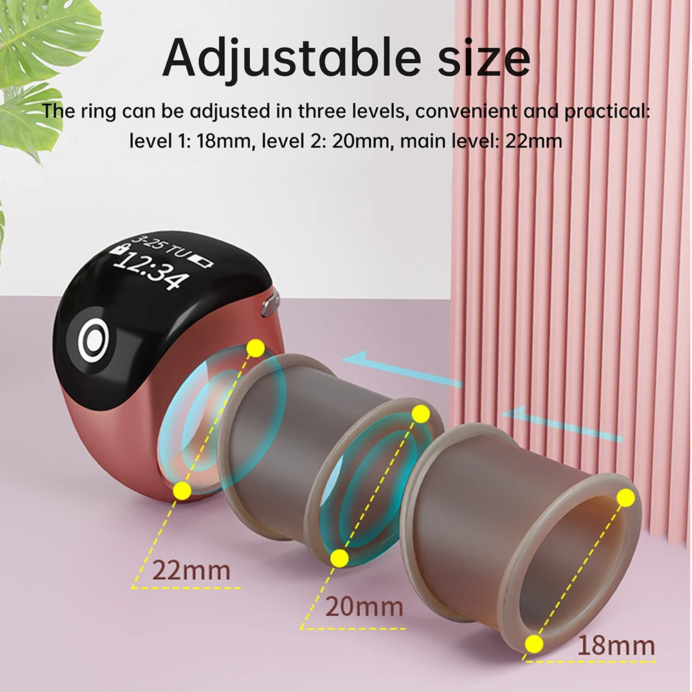S8pro Smart Ring Bluetooth Electronic Counter Interchangeable Ring Setting Smart APP Counter Unlimited Times Counter