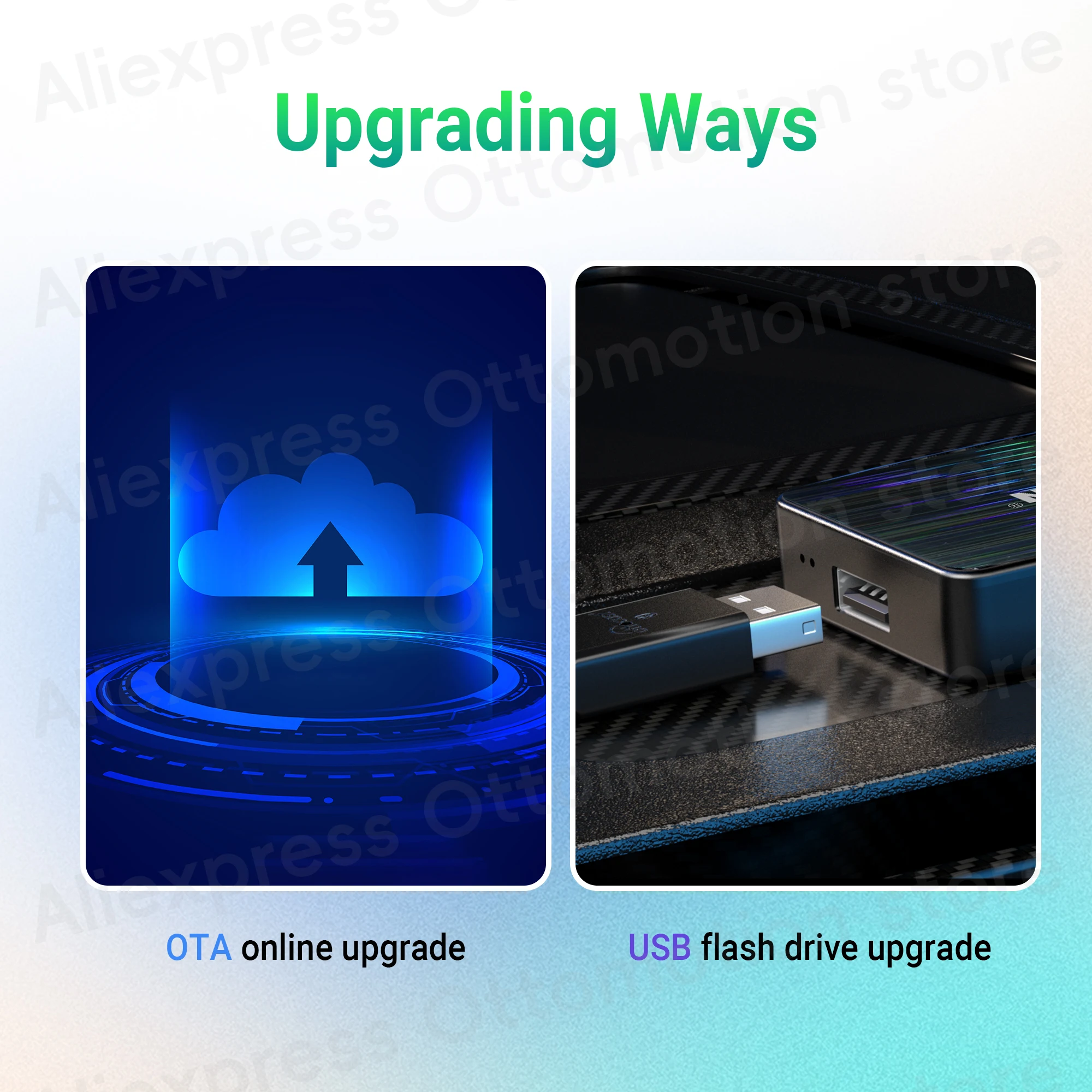 Ottomotion Play2Video PRO  for Youtube Netflix IPTV Wireless CarPlay Android Auto Adapter Video Box for Car Accessories 2024 - Image 6