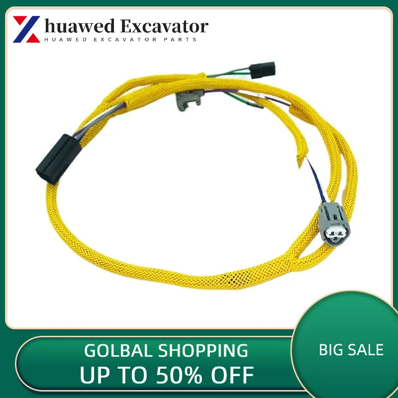 For Kobelco 200/210/250/260-8 Super 8 Hino J05e Generator Water Temperature Harness Plug Accessories Excavator Parts