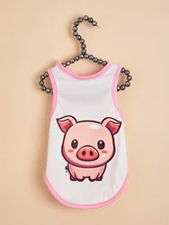 Pet clothes: dog and cat vest Light, breathable, comfortable, simple, generous, fresh and cute, suitable for all seasons