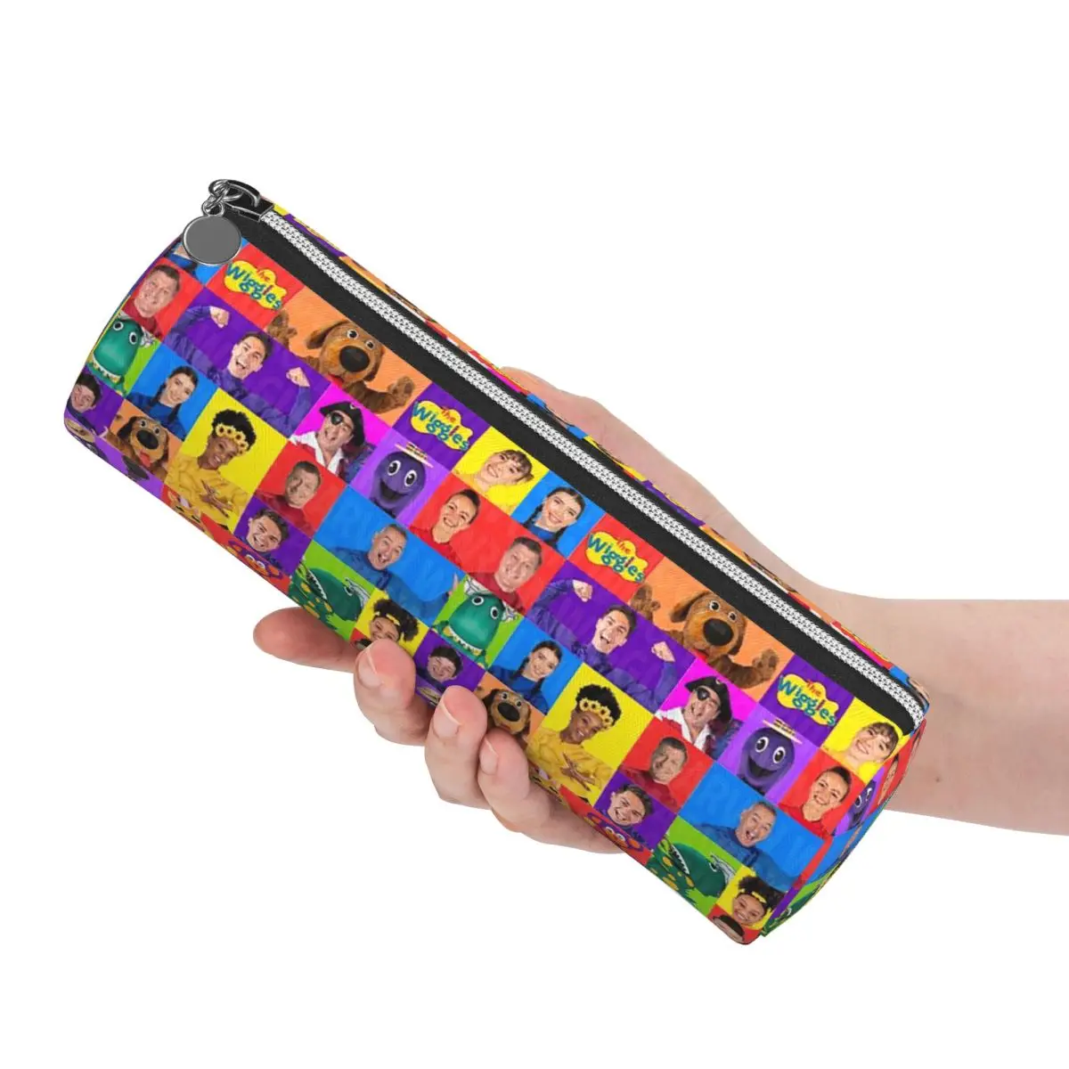The Wiggles Tv Show Music Band Pencil Cases Pen Holder Cylinder Pen Box Pencil Bag for Boy Girl School