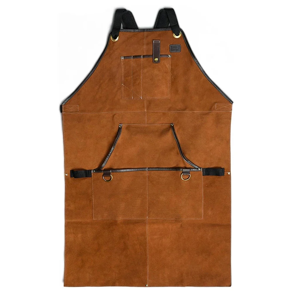 

Двусторонний огнестойкий и водонепроницаемый сварочный фартук, подходящий для столярных работ, электромонтажных работ и ремонтов автомобилей.