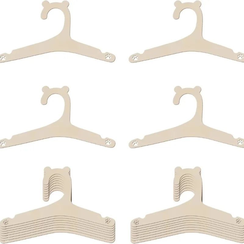 Baby Clothes Rack Cute Bear Wooden Children Clothing Hanger Home Girl Princess Room Nursery Decor for Kids Present view 6
