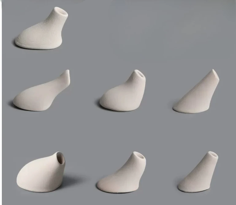 Ceramic gypsum grouting mold, teapot nozzle, mud molding process materials