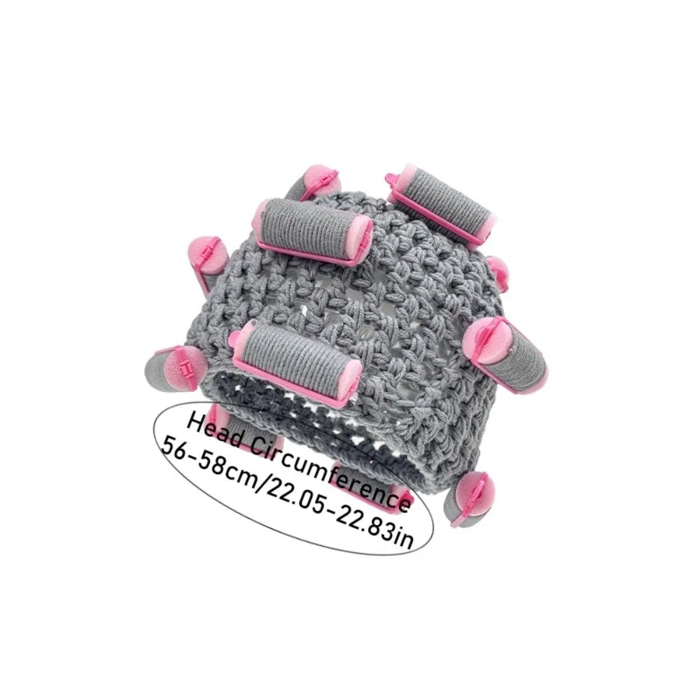 الإبداعية الدافئة مموج الشعر محبوك قبعة لينة بسط السترة قبعة اليدوية سميكة مجعد الشعر الغزل قبعة ركوب الدراجات