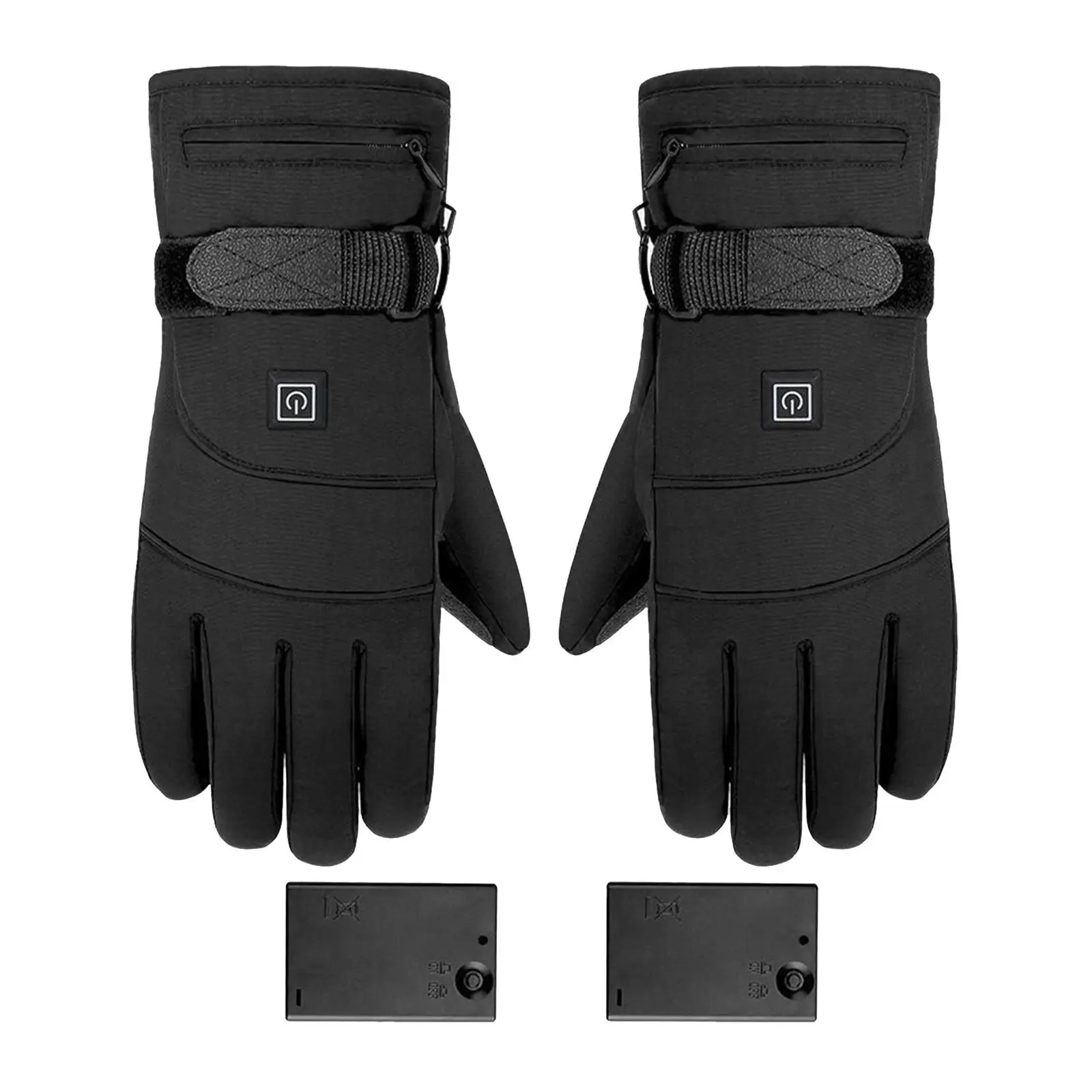 

Motorcycle Gloves Electric Heated Gloves Rechargeable Touch screen Thermal Guantes Winter Gloves Riding Full Finger Gloves
