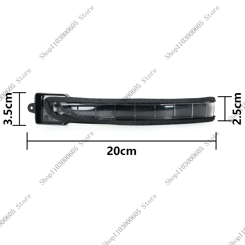 Espelho retrovisor esquerdo e direito Turn Signal Light, luz de advertência para KIA PEGAS 2019-2022, 87613/23-H7000, Auto Car Acessórios Peças