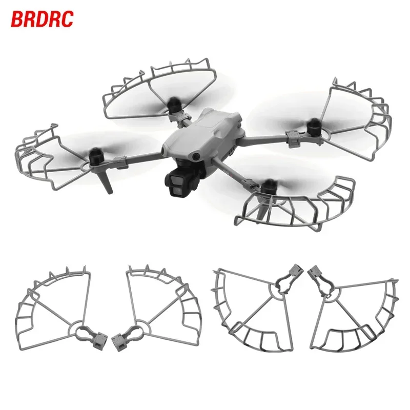 BRDRC Propeller Guard Cage for DJI Air 3/Air 3S Blade Props Bumper Wing Fan Protector Semi-Enclosed Cover Drone Aeessories