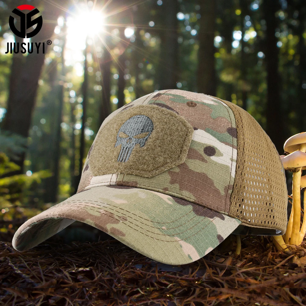 Baseball Caps Camouflage Tactical Combat Paintball Basketball Football Adjustable Classic Snapback Sun Hats Men