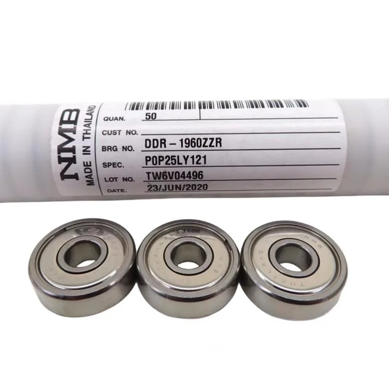 original NMB stainless steel bearing S626ZZ 6*19*6mm DDR-1960ZZ precision miniature ball bearings 1960 626 6x19x6 mm