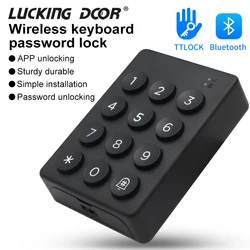 TTLOCK App Wireless Digital Keypad Reader Door Opener Work With TTLOCK Bluetooth Smart Devices and Fingerprint Smart Door Locks