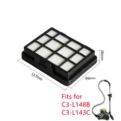 HEPA filter For Midea C3-L148B C3-L143C Vacuum Cleaner Filter Parts Accessories