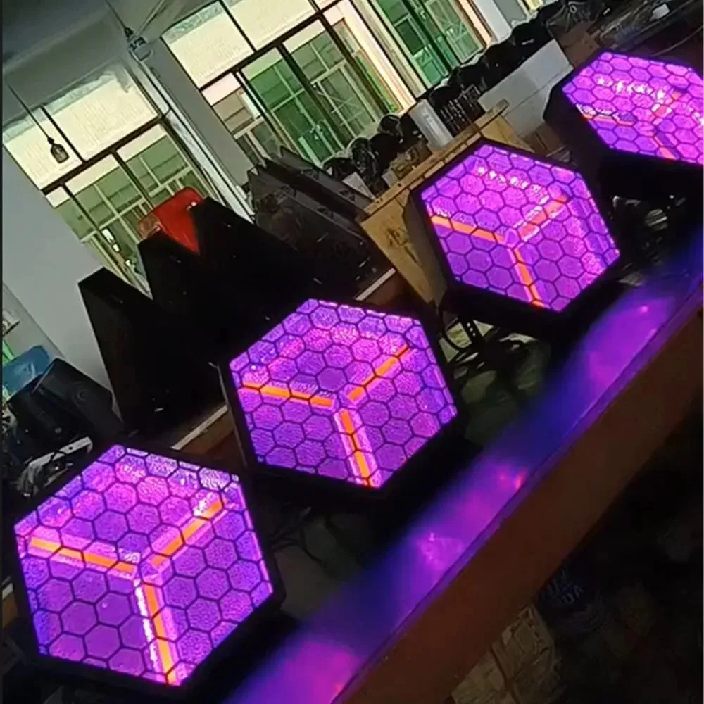 Мини-RGB Pixel Retro Light со светодиодной вспышкой 3X 60 Вт для DJ-освещения