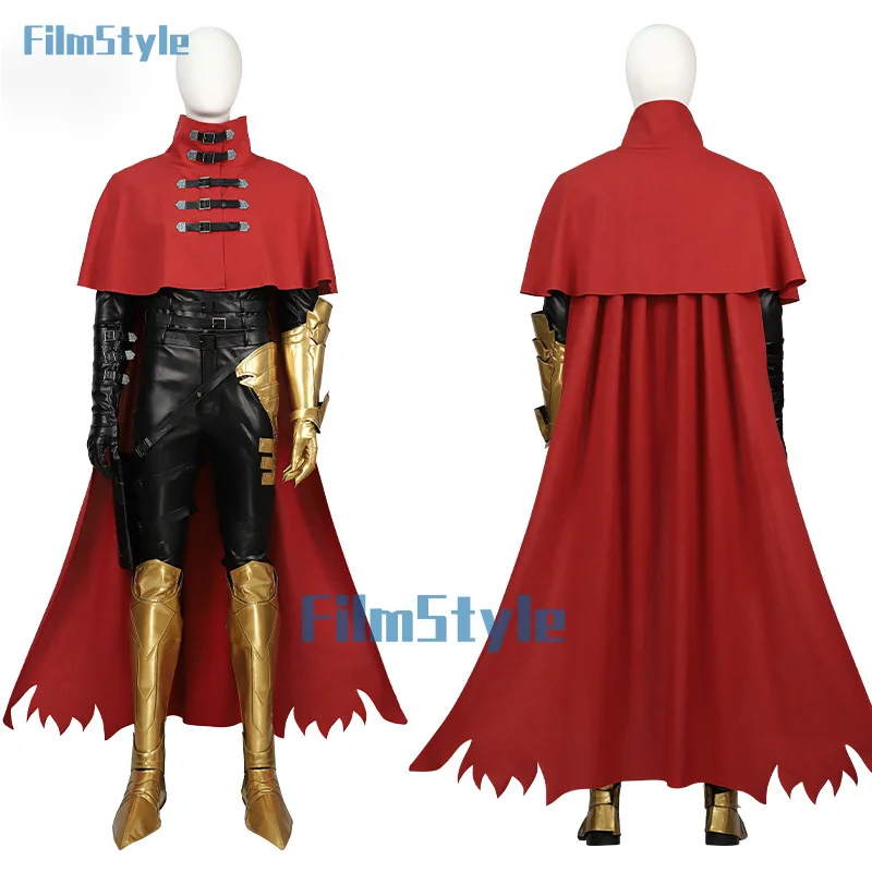 Game Final Fantasy Vincent Valentine Cosplay Final Fantasy Costume with Cape Any Size Custom Made