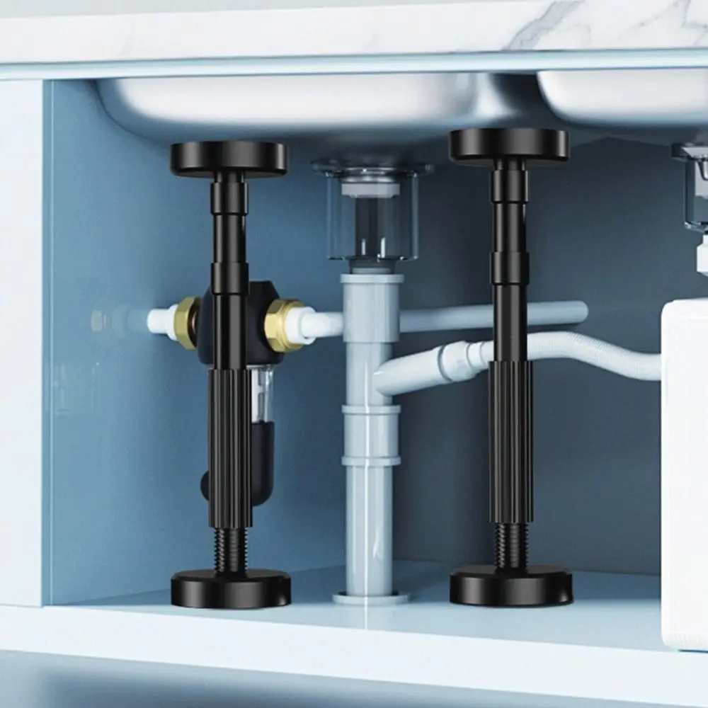 Stainless Steel Cabinet Installation Jack Stand 18-45cm Hand Work Drywall Lifting Support Rod Labor-Saving