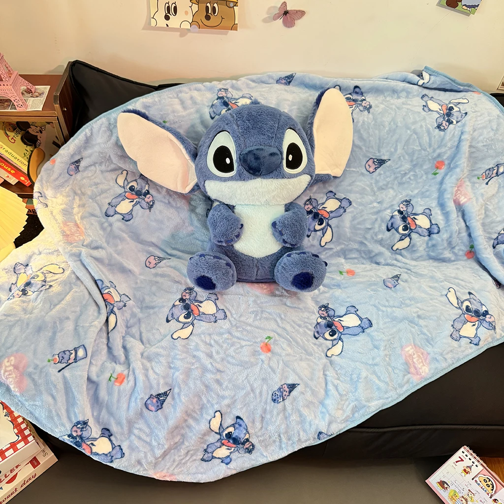 45cm 러블리 스티치 봉제인형 애니메이션 릴로와 스티치 부드러운 봉제인형 스티치 인형 쿠션 홈데코 크리스마스 선물