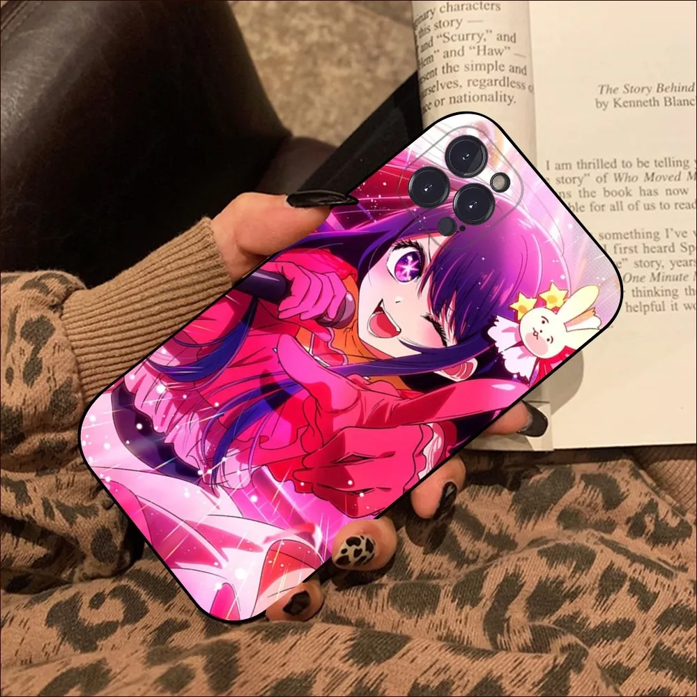 Anime Oshi no Ko Hoshino Ai Phone Case For iPhone 15 14 11 12 13 Mini Pro XS Max Cover 6 7 8 Plus X XR SE 2020 Funda Shell