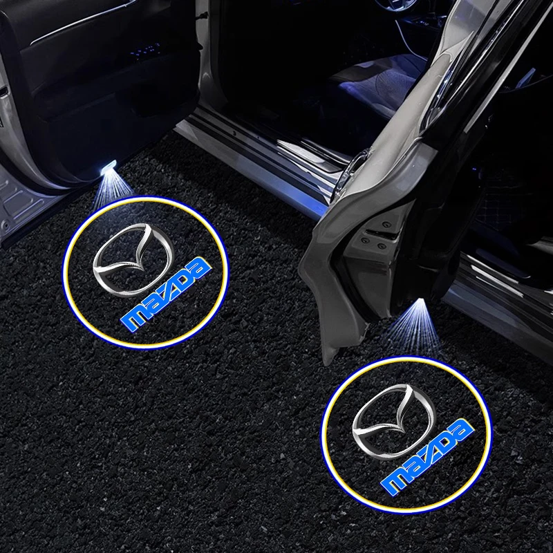 2 Stück Auto-Türprojektionsleuchten Willkommenslampe für Mazda Speed 2 3 5 6 Atenza CX80 CX70 CX90 CX3 CX5 CX8 MX30 CX60 CX30 CX7