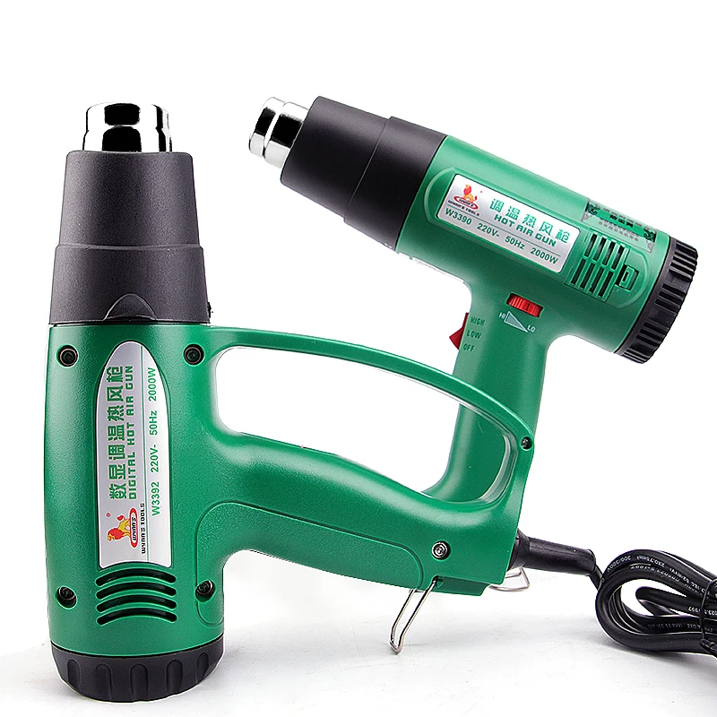 

Цифровой дисплей, регулируемая температура, тепловая пушка, фен, электрическая регулировка температуры, фен