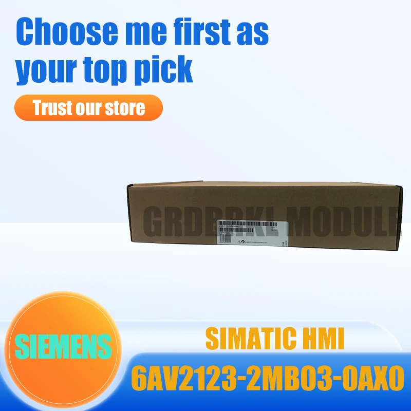 

New Original SIEMENS 6AV2123-2MB03-0AX0 6AV2123-2MA03-0AX0 KTP1200 Basic Panel HMI Module