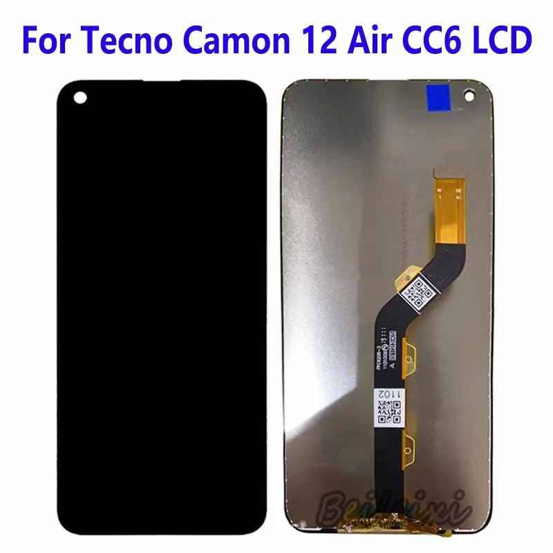 

For Tecno Camon 12 Air CC6 LCD Display Touch Screen Digitizer Assembly Replacement Accessory