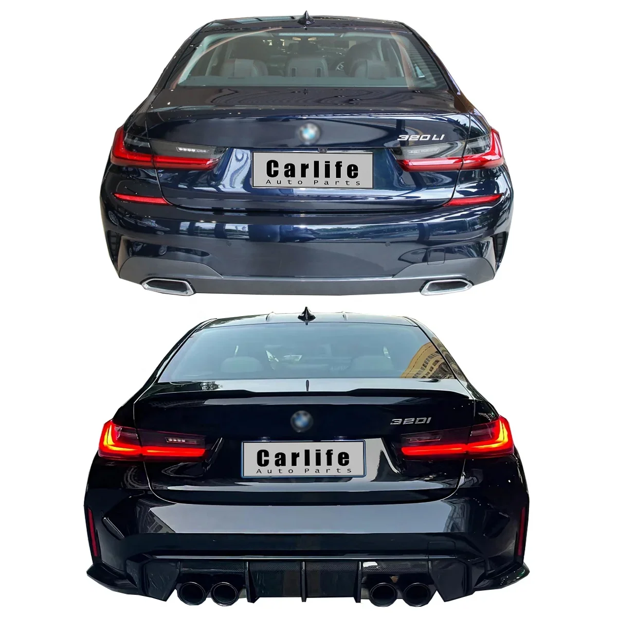 

Car body kit for BMW 3 series G20 G28 2019-2022 upgrade M3 G80 model with bumpers grilles