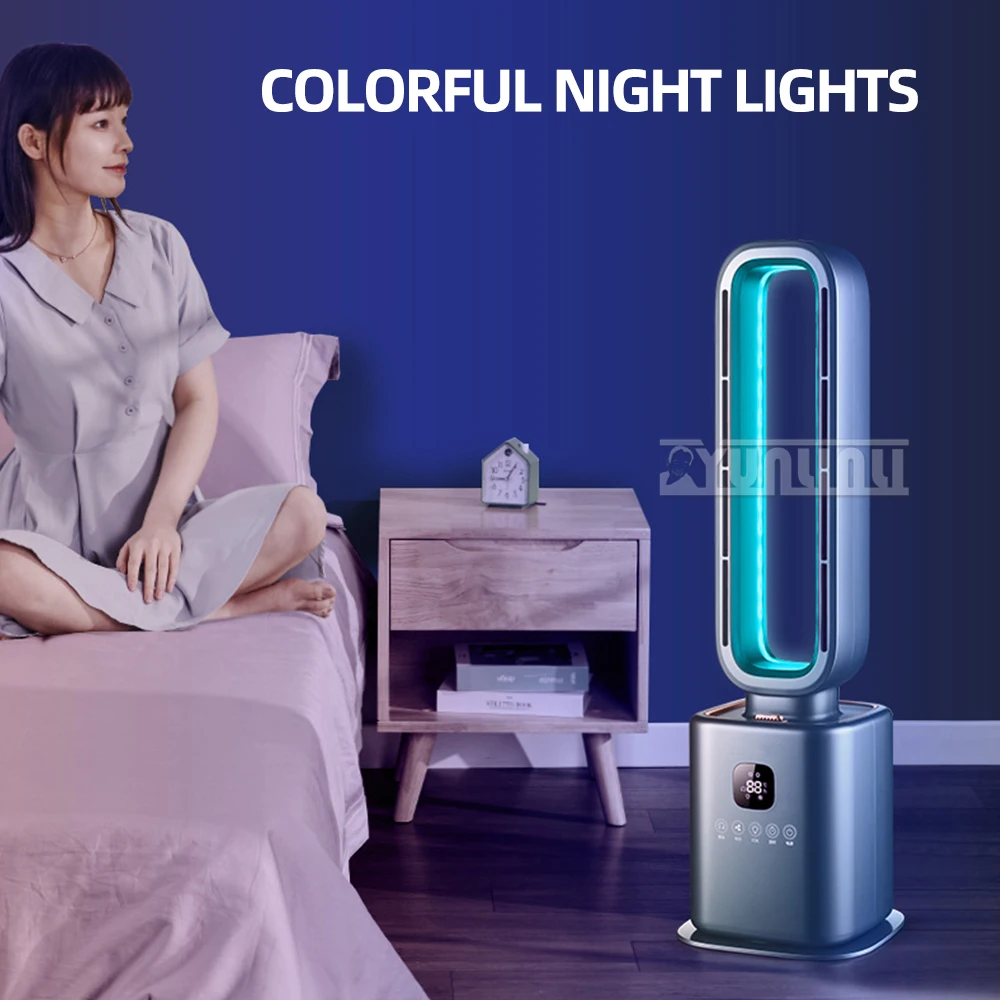 พัดลมฮีตเตอร์ไฟฟ้าแนวตั้ง2200W เครื่องทำความร้อนประหยัดพลังงานสำหรับห้องนอนในครัวเรือน