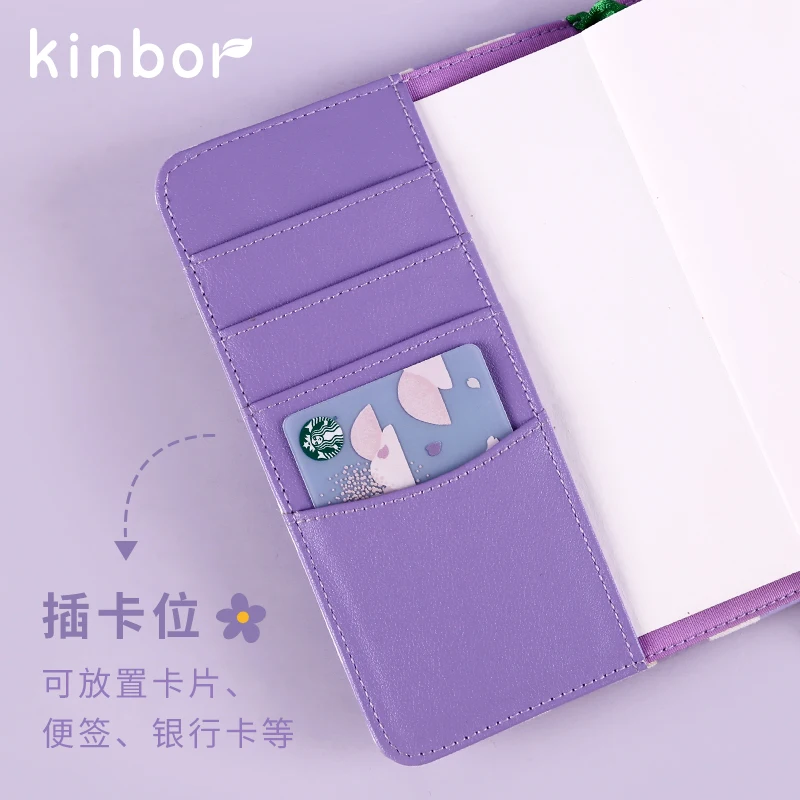 Kinbor Kawaii زهرة A6 كتاب اليد الذاتي ملء فتاة لطيف سجل كتاب دفتر مذكرات رائعة Todolist جدول كتاب مخطط